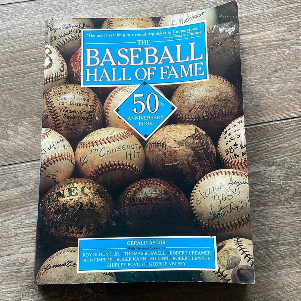 Baseball Hall of Fame book